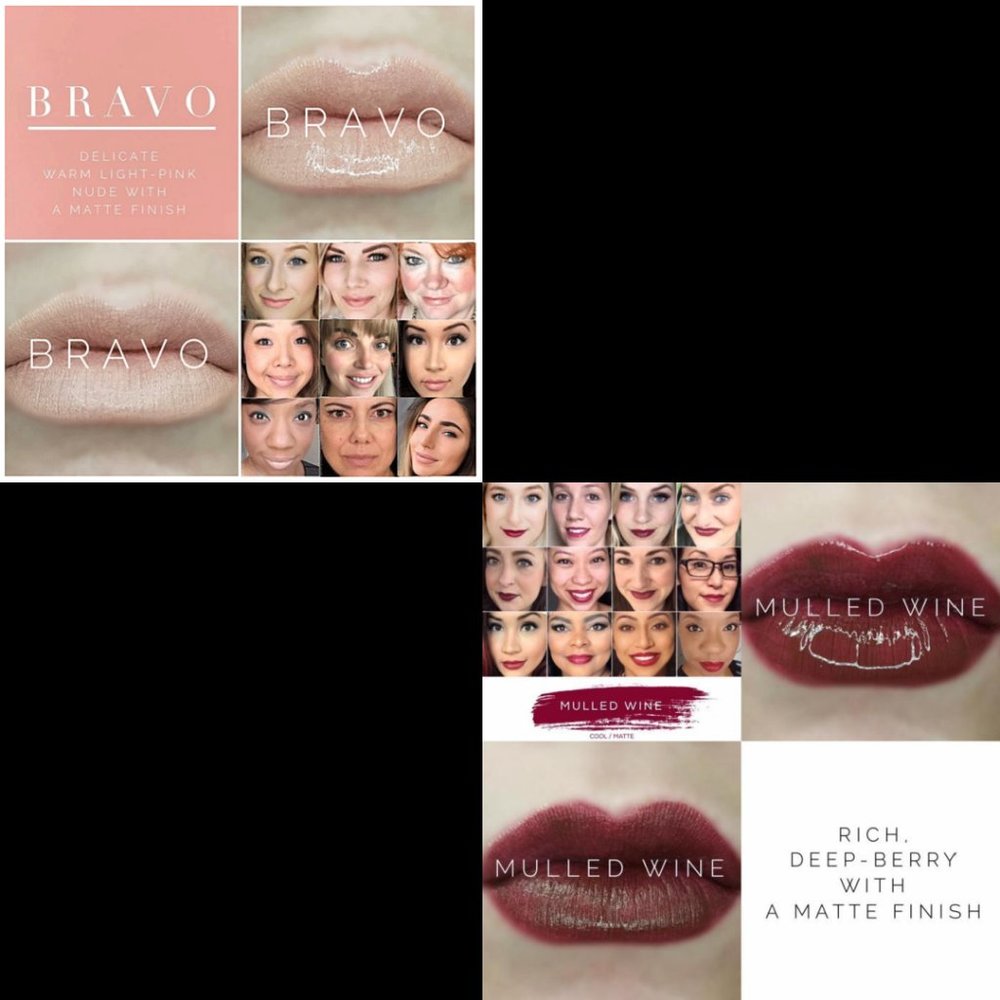 LipSense Bravo Mulled Wine Fire Opal Bravo Opal Gloss